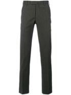 Incotex Striped Tailored Trousers - Brown