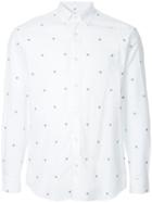 Gieves & Hawkes Micro Embroidered Details Shirt - White