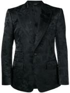 Dolce & Gabbana Fitted Brocade Jacket - Black