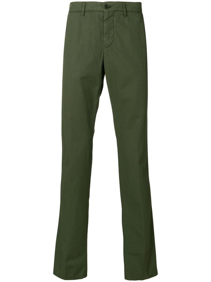 Aspesi Classic Fitted Chinos - Green