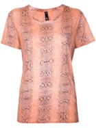 The Upside Python Print Sports T-shirt - Yellow & Orange