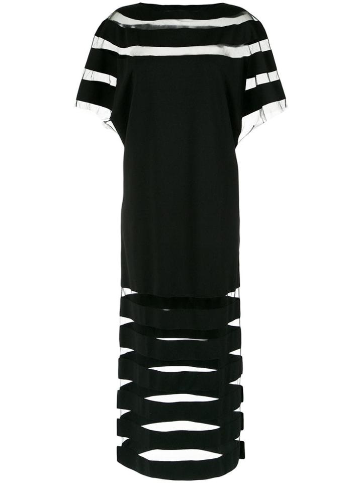Gloria Coelho Sheer Panels Dress - 1002