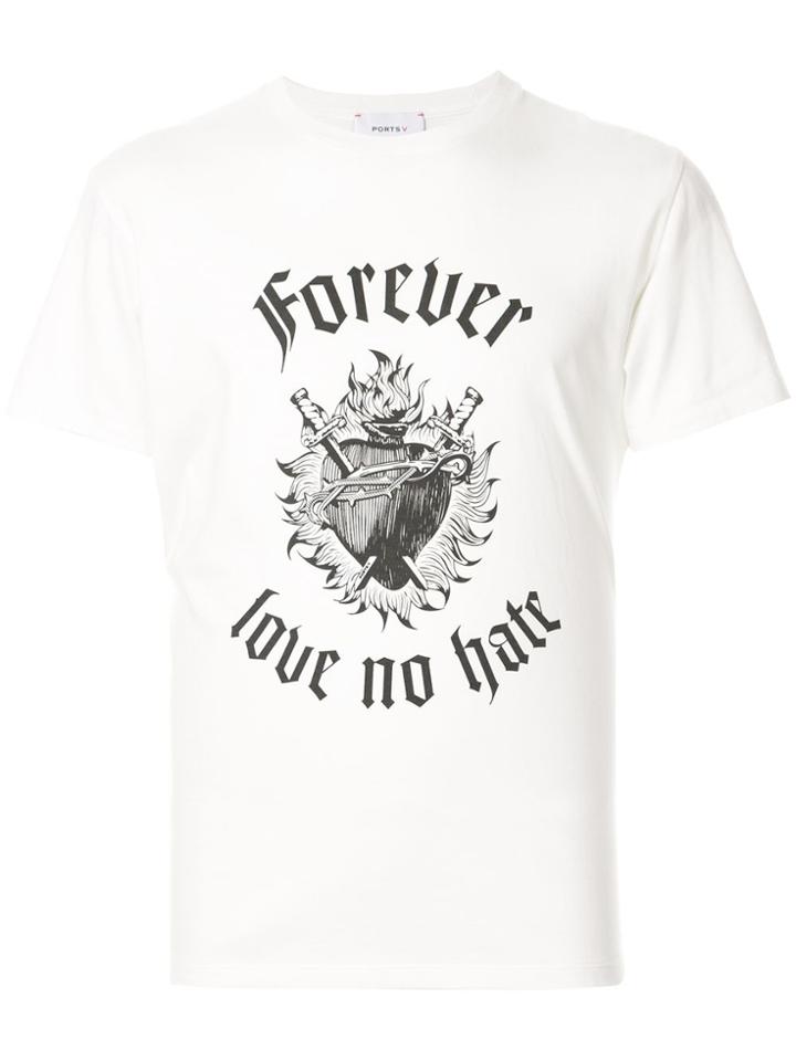 Ports V Forever Love T-shirt - White