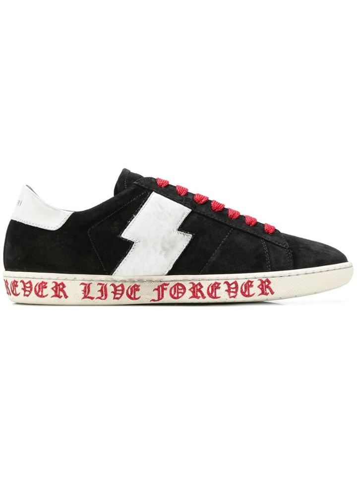 Amiri Live Forever Low-top Sneakers - Black