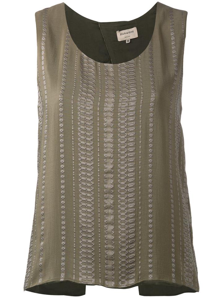 Zeus+dione - Aelo Vest Top - Women - Silk/cupro/rayon - 42, Green, Silk/cupro/rayon