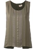 Zeus+dione - Aelo Vest Top - Women - Silk/cupro/rayon - 42, Green, Silk/cupro/rayon