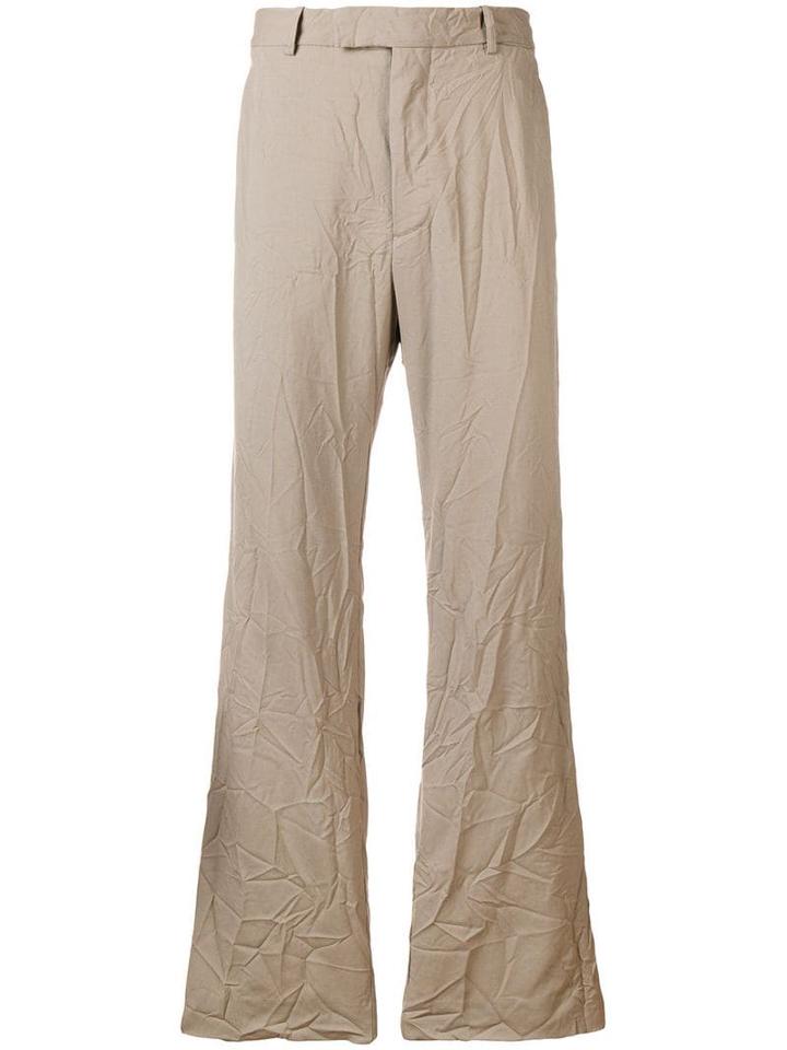 Marni Crinkled Trousers - Neutrals