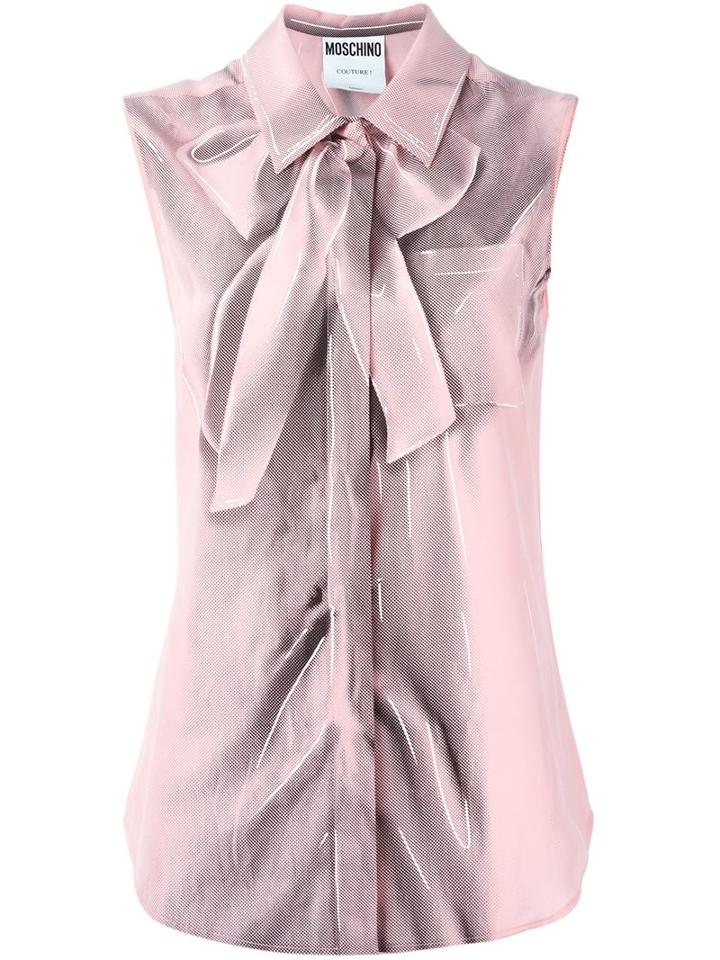 Moschino Trompe L'oeil Sleeveless Shirt