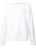 Saturdays Surf Nyc Logo Print Sweatshirt, Men's, Size: Xl, White, Cotton