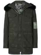 Mr & Mrs Italy Hooded Military Parka - Green