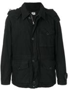Cp Company Long Sleeved Slim-fit Jacket - Black