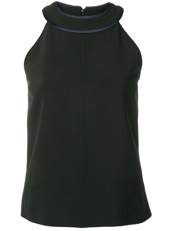 Victoria Victoria Beckham Sleeveless Tank Blouse - Black
