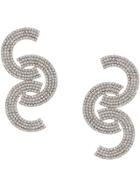 Silvia Gnecchi Statement Drop Earrings - Silver