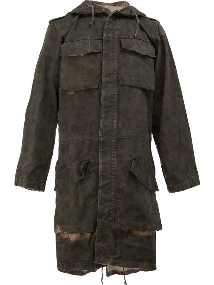 Myar Camouflage Coat - Brown