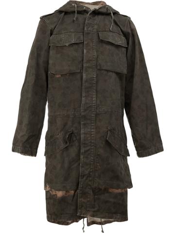 Myar Camouflage Coat - Brown