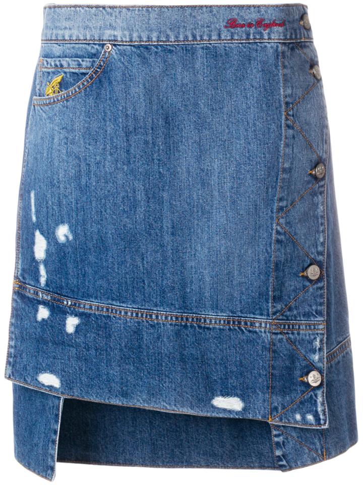Vivienne Westwood Anglomania Liz Denim Skirt - Blue