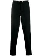 Alexander Mcqueen Zipped Hems Skinny Trousers - Black