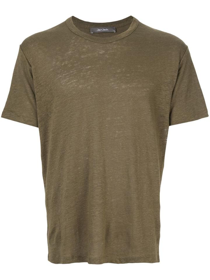 Jac+ Jack Round Neck T-shirt - Green