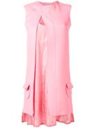 Courrèges Split Mini Dress - Pink