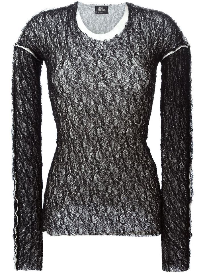 Lost And Found Layered Mesh Sweater