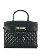 Love Moschino Quilted-effect Tote Bag - Black