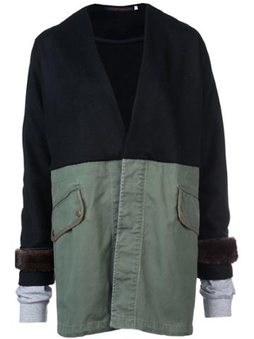 Harvey Faircloth Panelled Jacket - Black