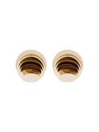 Y / Project Metallic Spin Top Earrings - Gold
