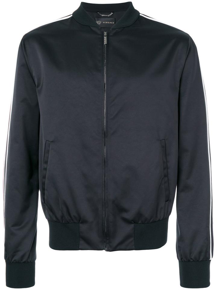 Versace - Coloured Medusa Bomber Jacket - Men - Polyamide/polyester/viscose - 54, Black, Polyamide/polyester/viscose