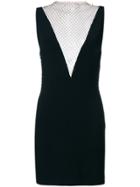 Stella Mccartney Embellished V-neck Dress - Black
