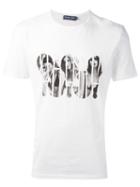 Frescobol Carioca Print T-shirt, Men's, Size: Xxl, White, Cotton