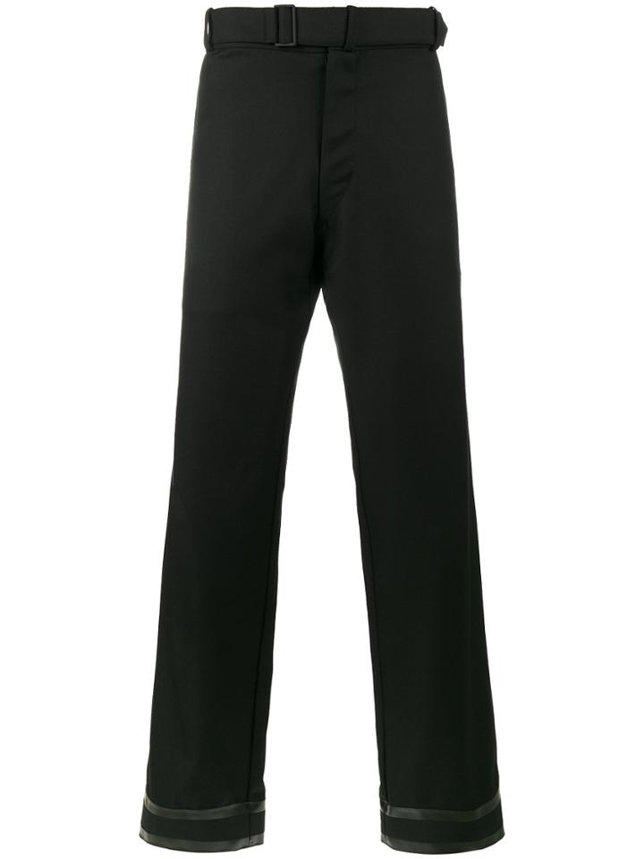 Mackintosh 0001 Rubber Cuff Lora Piana Trousers - Black