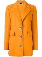 Stella Mccartney Debora Coat, Women's, Size: 42, Yellow/orange, Wool/polyamide/viscose/cotton