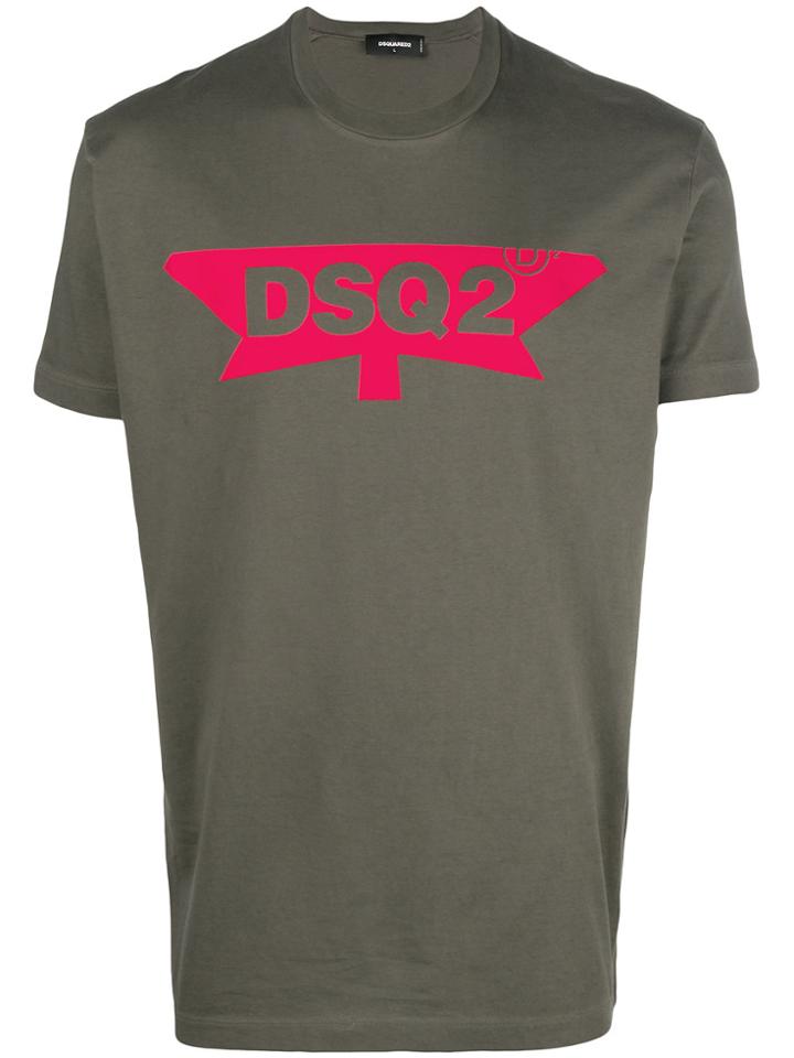 Dsquared2 Half Maple Logo T-shirt - Brown