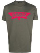 Dsquared2 Half Maple Logo T-shirt - Brown