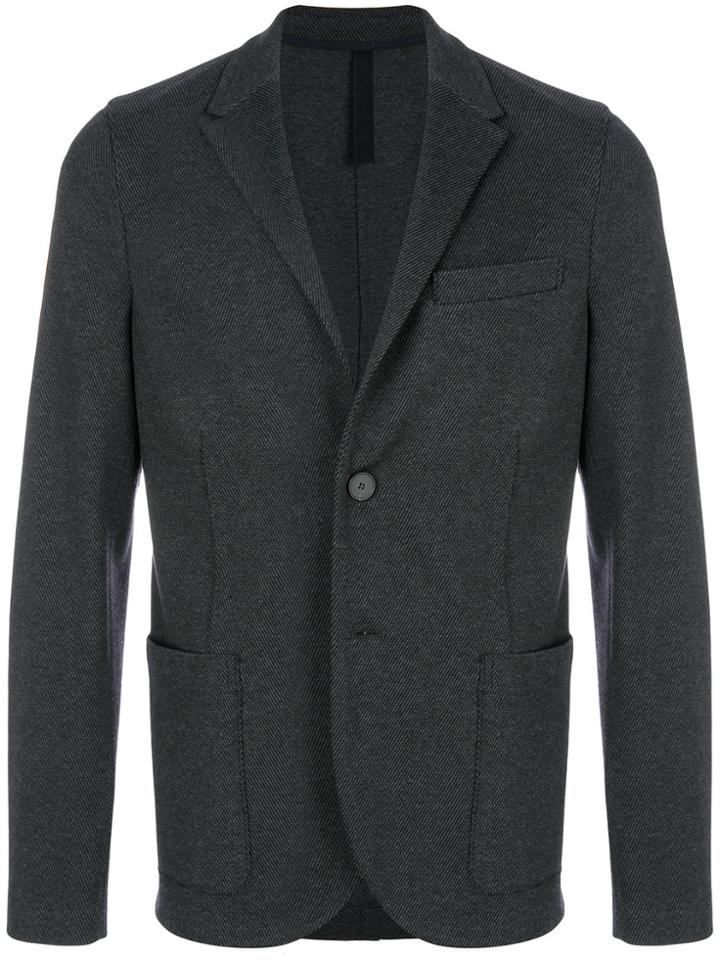 Harris Wharf London Classic Fitted Blazer - Grey