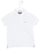 Tommy Hilfiger Junior - Classic Polo Shirt - Kids - Cotton/spandex/elastane - 4 Yrs, White
