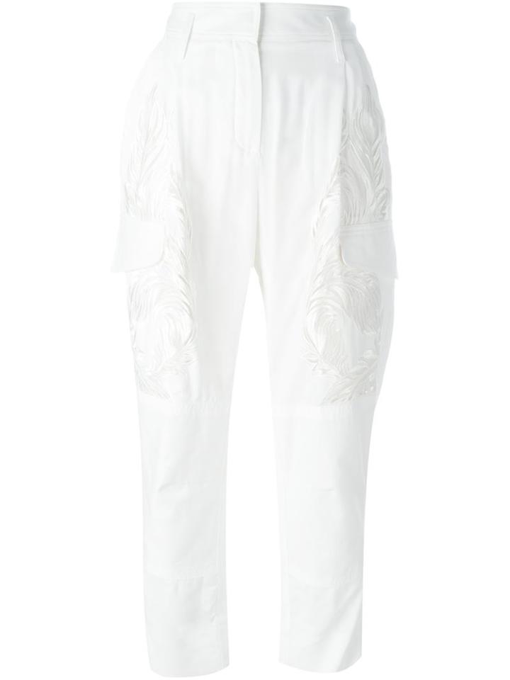 Roberto Cavalli Embroidered Pocket Trousers