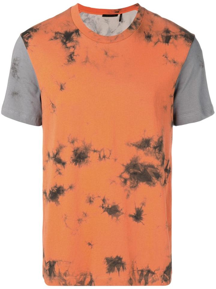 Helmut Lang Contrast Panels T-shirt - Orange