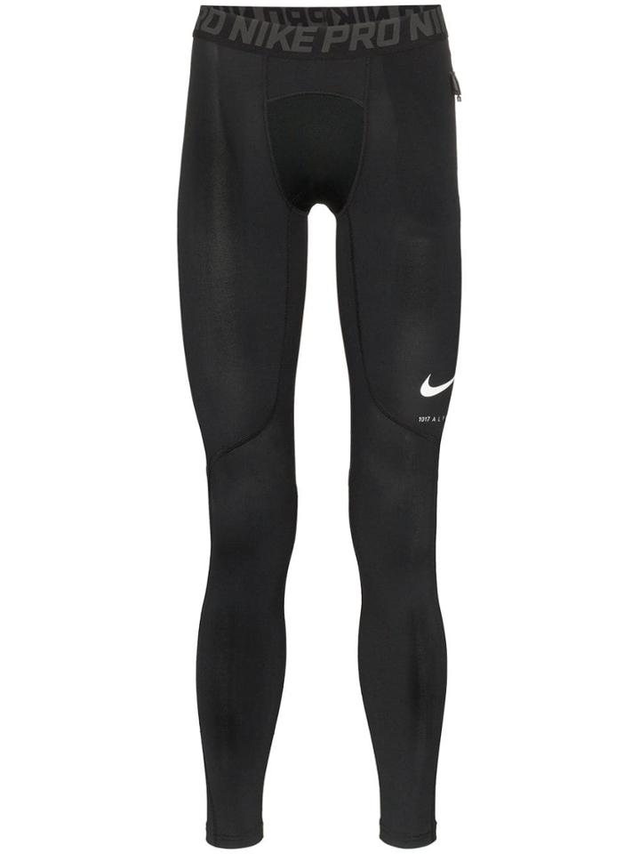 Nike X1017 Alyx 9sm Logo Print Leggings - Black