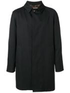 Sealup Buttoned Coat - Black