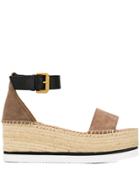 See By Chloé Wedge Sandals - Neutrals