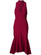 Rebecca Vallance 'bravado' High Neck Dress, Women's, Size: 10, Red, Polyester