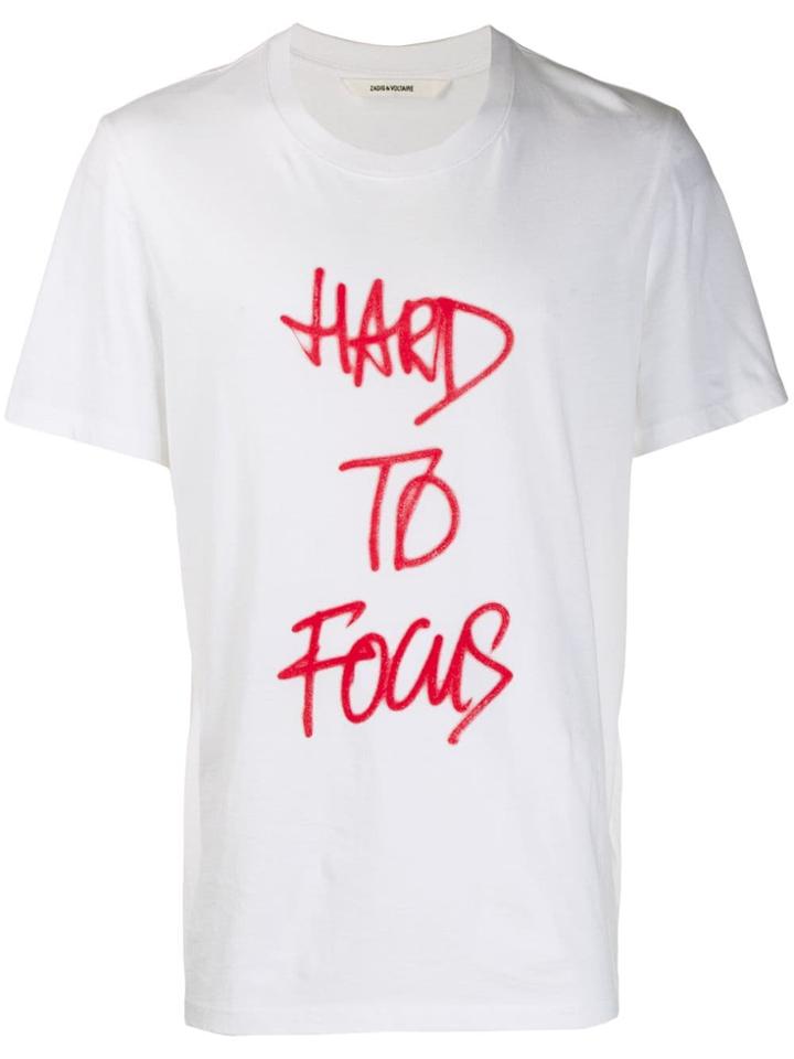 Zadig & Voltaire Hard To Focus Graphic T-shirt - White
