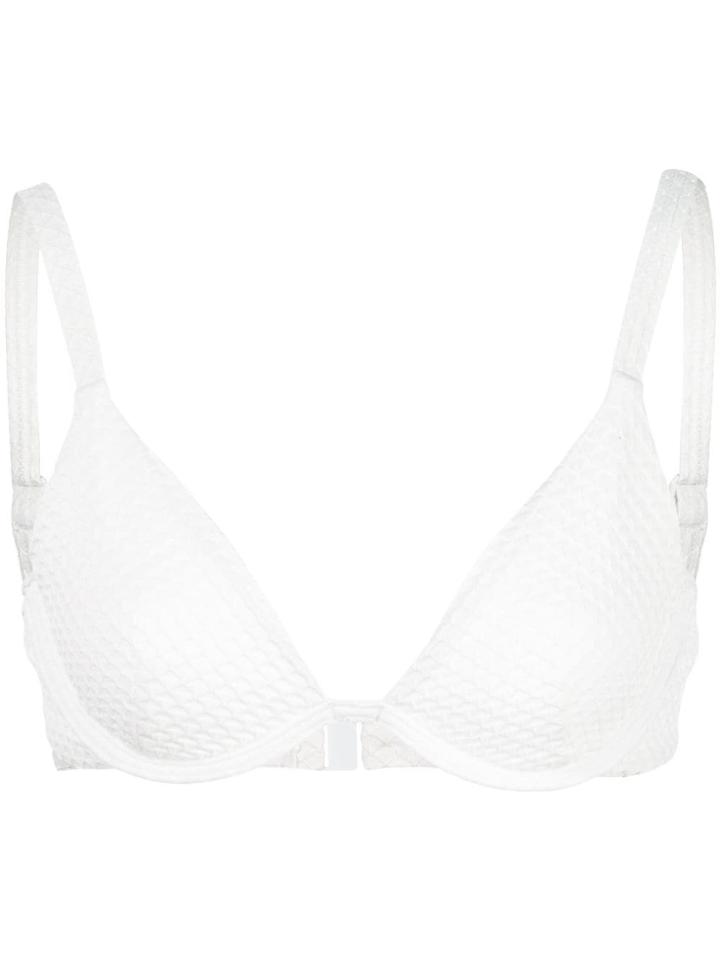 Onia Anna Geo Texture Top - White