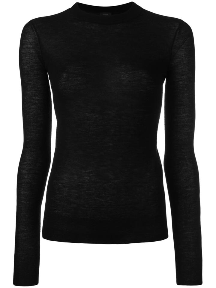 Joseph - Plain Jumper - Women - Cashmere - S, Women's, Black, Cashmere