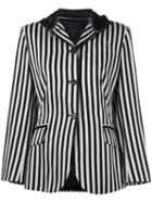 Jean Paul Gaultier Vintage Striped Jacket, Women's, Size: 42, Black