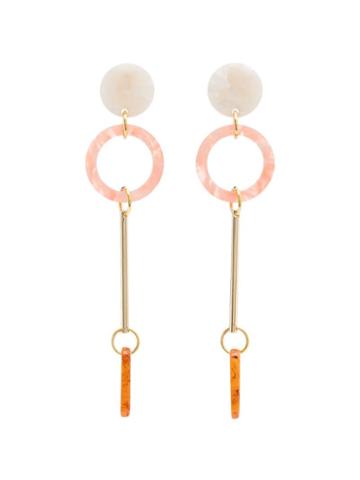 Iuo Linked Shapes Drop Earrings - Multicolour