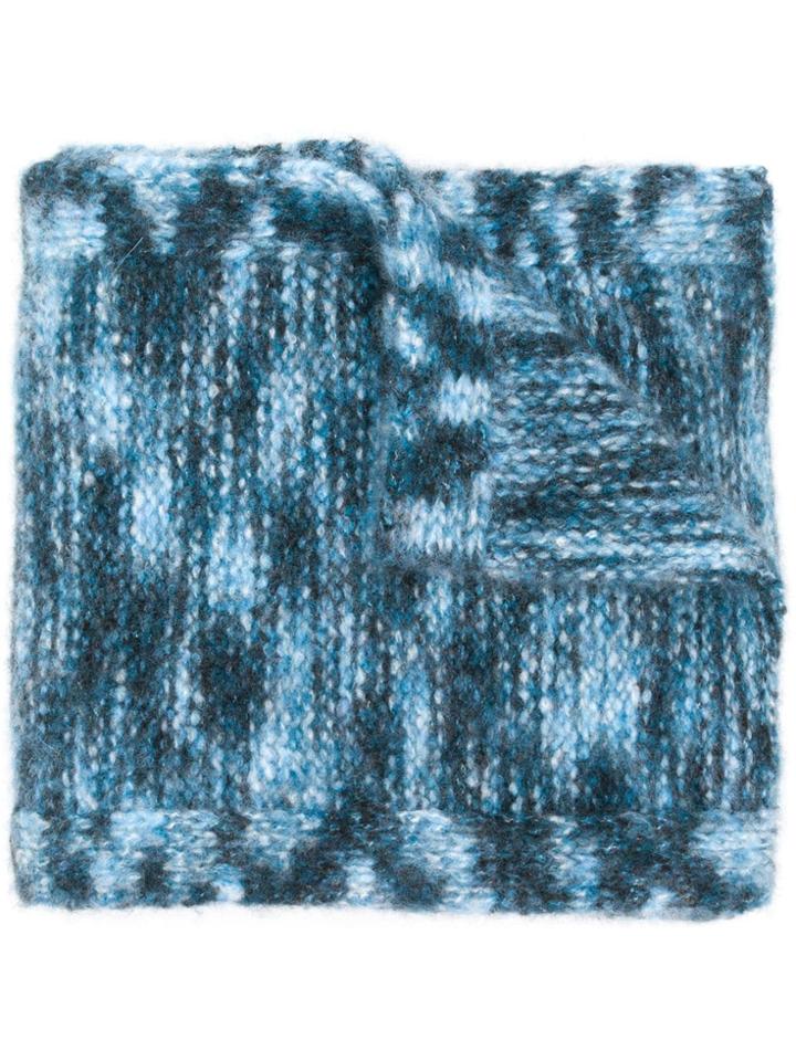 Faliero Sarti Wide Scarf - Blue