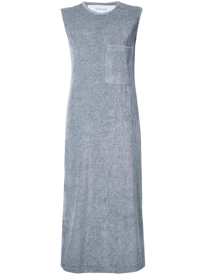 Le Ciel Bleu Tunic Dress, Women's, Size: 36, Grey, Cotton/polyester
