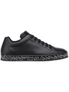 Fendi Lace-up Sneakers - Black
